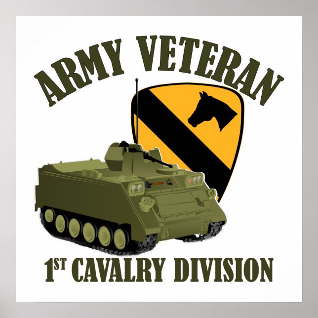 1st Cav Vet - M113 APC Poster (Front)
