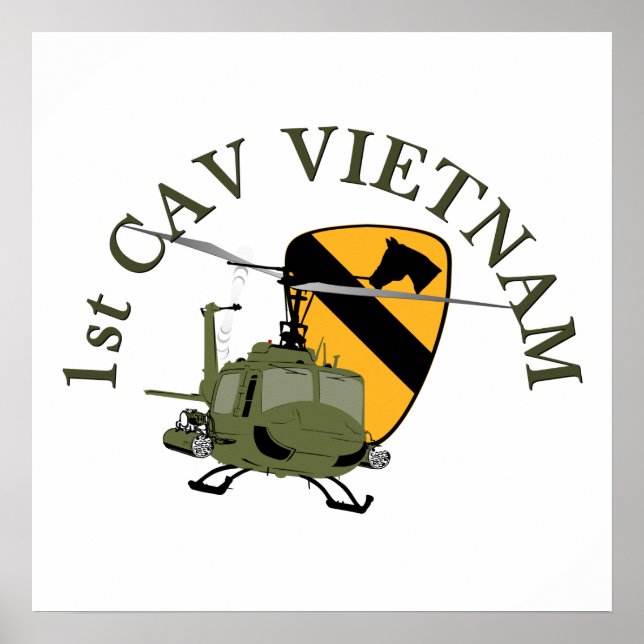 1st Cav Vietnam Poster (Front)
