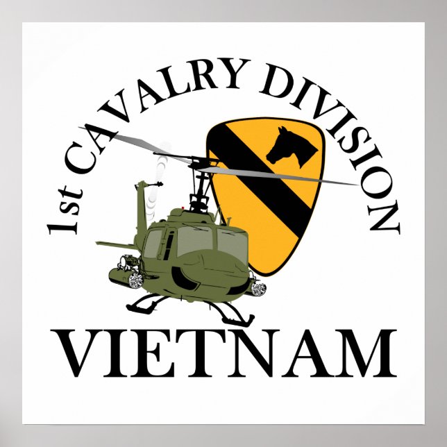 1st Cav Vietnam Vet Poster (Front)
