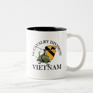 1st Cav Vietnam Vet Two-Tone Coffee Mug