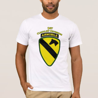 1st Cavalry Airmobile shoulder patch T-shirt
