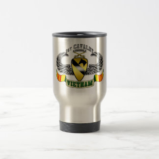 1st Cavalry-Airmobile, Vietnam Travel Mug