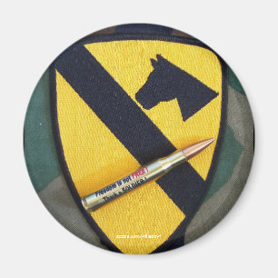 1st cavalry div cav air fort hood army vet Magnet