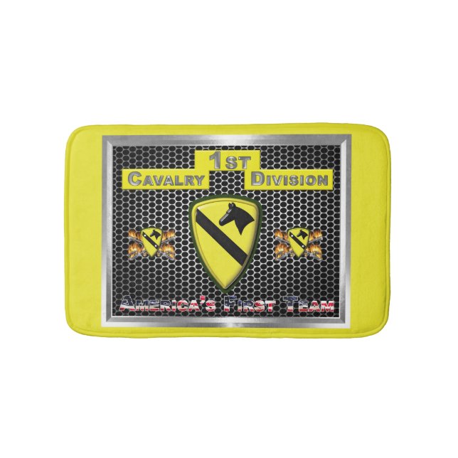 1st Cavalry Division 1st CAV Bath Mat (Front)