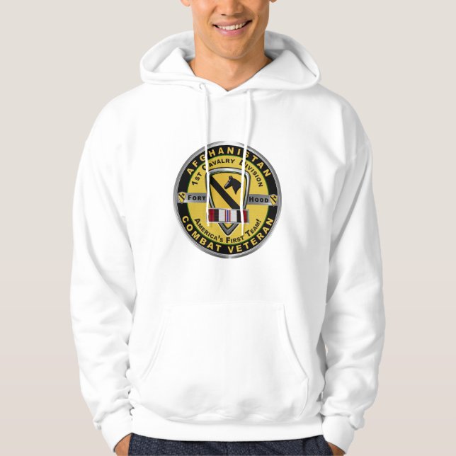  1st Cavalry Division Afghanistan Veteran Hoodie (Front)
