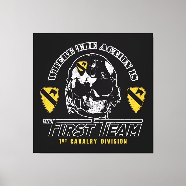 1st Cavalry Division Canvas Print (Front)