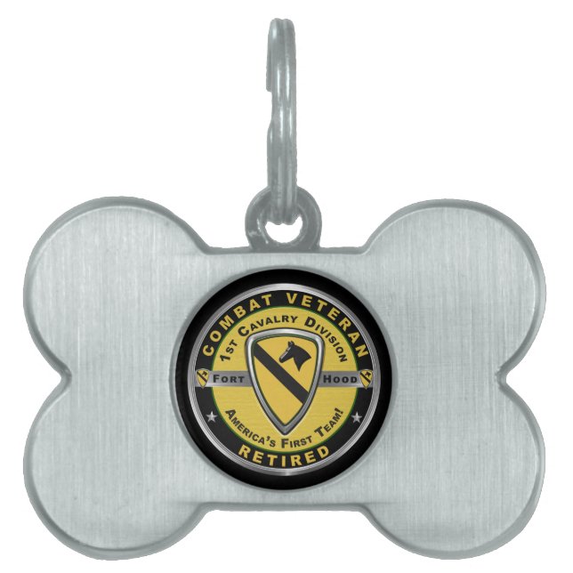 1st Cavalry Division CAV Pet ID Tag (Front)