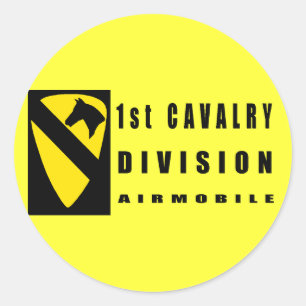1st CAVALRY DIVISION Classic Round Sticker