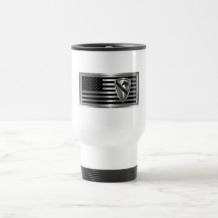 1st Cavalry Division Customised Flag Travel Mug