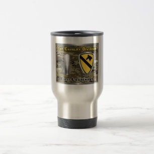 1st Cavalry Division First Lieutenant Travel Mug