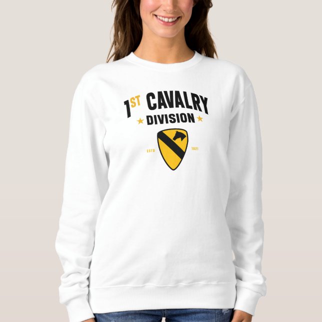 1st Cavalry Division "First Team" Sweatshirt (Front)