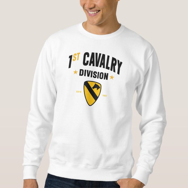 1st Cavalry Division "First Team" Sweatshirt (Front)