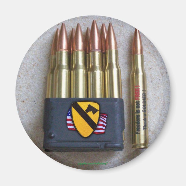 1st cavalry division fort hood air cav magnet (Front)
