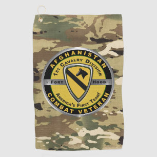 1st Cavalry Division Golf Towel