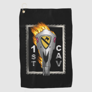 1st Cavalry Division Golf Towel
