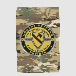 1st Cavalry Division Golf Towel