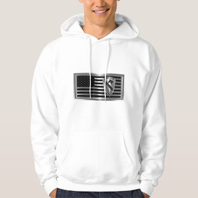  1st Cavalry Division  Hoodie (Front)