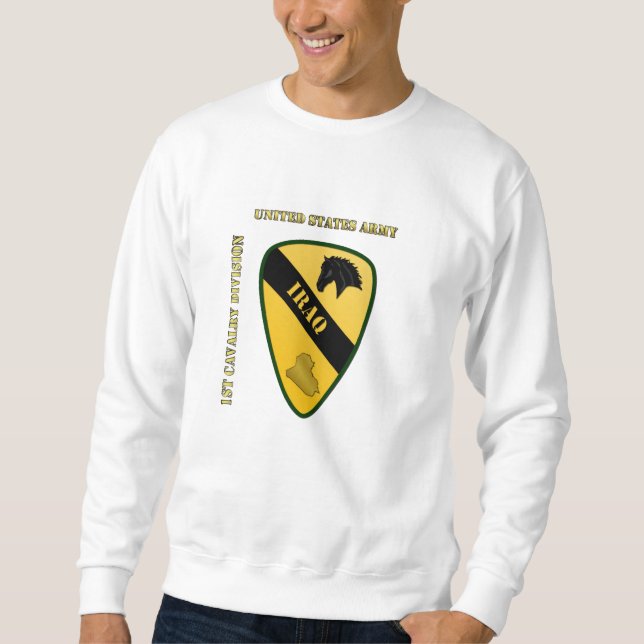 1st Cavalry Division Iraq Sweatshirt (Front)