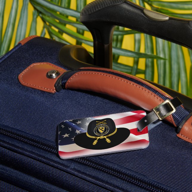 1st Cavalry Division   Luggage Tag (Front Insitu 3)