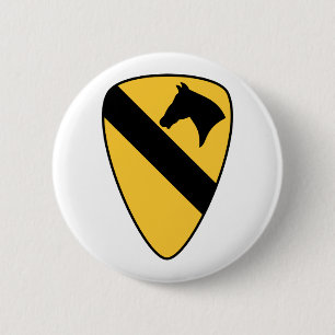 1st Cavalry Division Patch Patriotic 6 Cm Round Badge