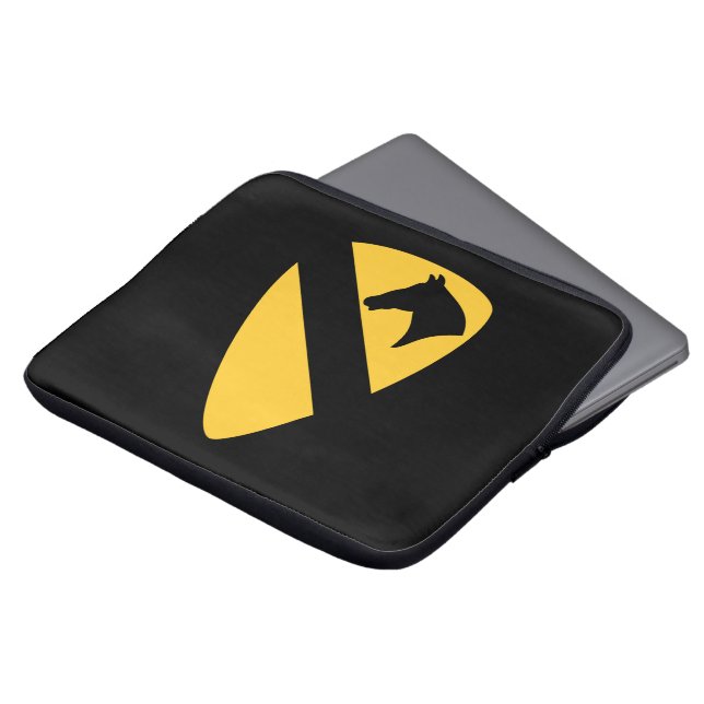 1st Cavalry Division Patch Patriotic Laptop Sleeve (Front Top)
