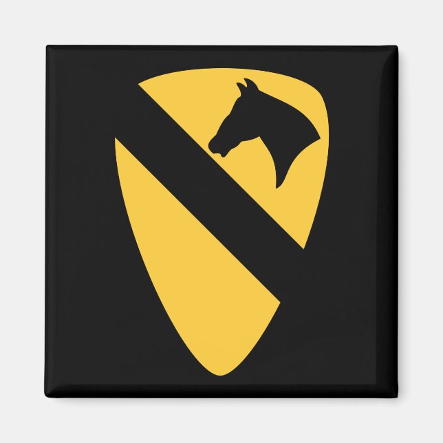 1st Cavalry Division Patch Patriotic Magnet (Front)