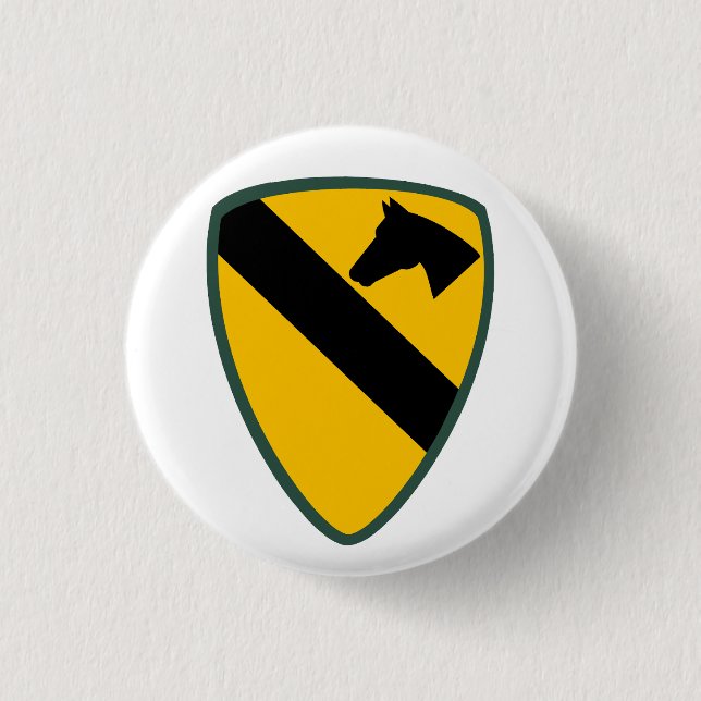 1st Cavalry Division Patch United States 3 Cm Round Badge (Front)