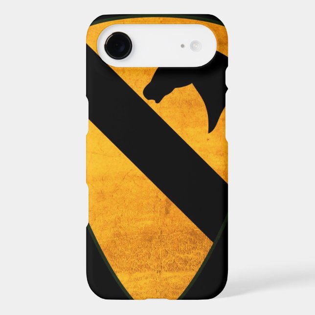 1st Cavalry Division Patch Worn Case-Mate iPhone Case (Back)
