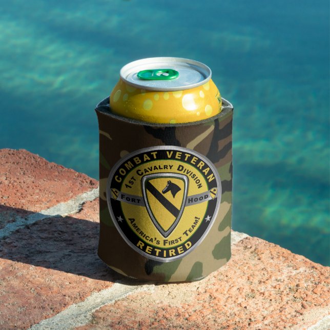 1st Cavalry Division Retired Can Cooler (In Situ Pool)