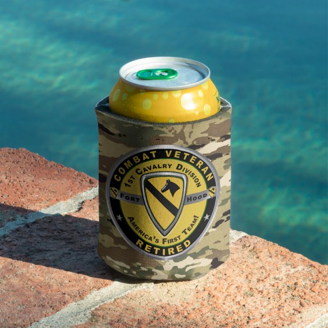 1st Cavalry Division Retired Can Cooler (In Situ Pool)