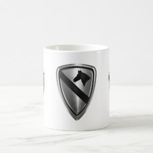 1st Cavalry Division Steel Patch Design Coffee Mug