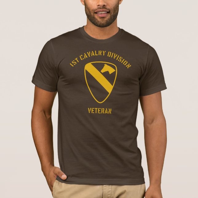 1st Cavalry Division Veteran T-Shirt (Front)