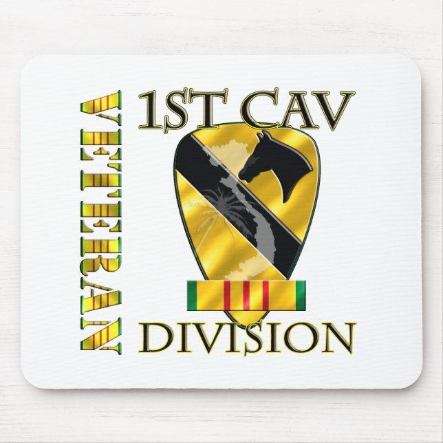 1st Cavalry Division Vietnam Veteran Mouse Pad (Front)