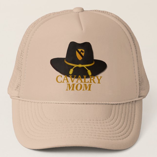 1st cavalry division wife mom fort hood sons hat (Front)