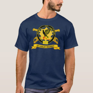 1st Cavalry Regiment w Br Ribbon T-Shirt