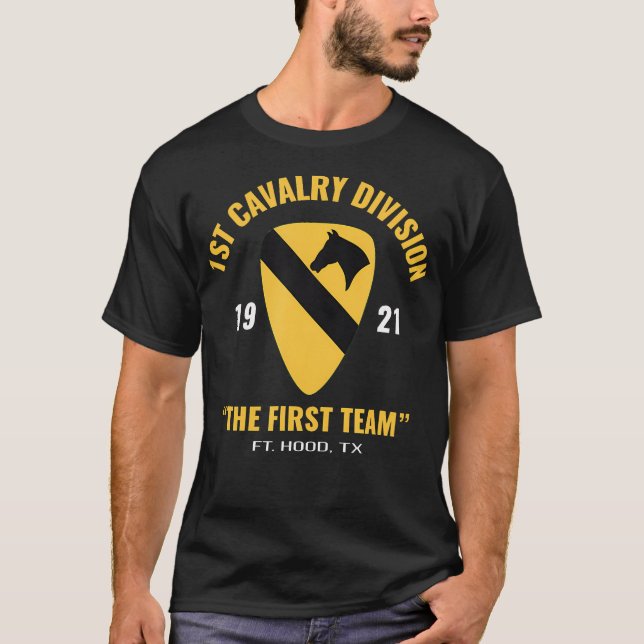 1St Cavalry Scouts The First Team T-Shirt (Front)