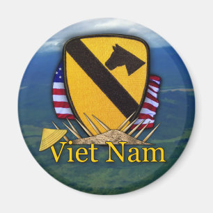 1st cavalry vietnam air cav vets patch Magnet