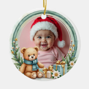 1st Christmas 2 sided Forever Our Gift Keepsake Ceramic Tree Decoration