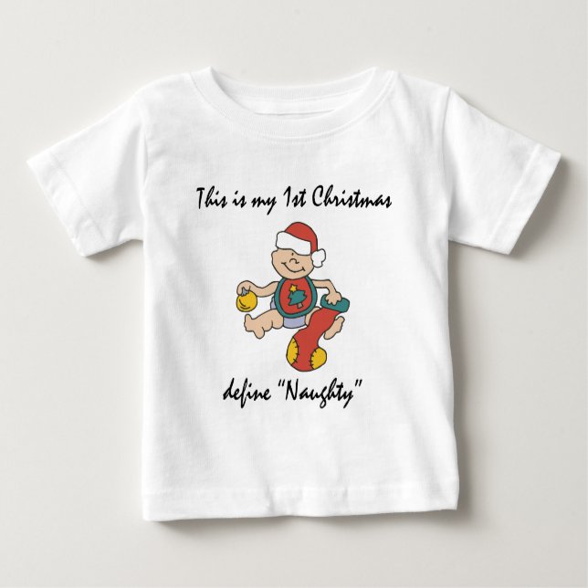 1st Christmas Baby T-Shirt (Front)