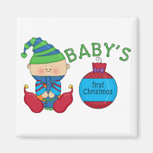 1st Christmas Elf Tshirts and Gifts Magnet