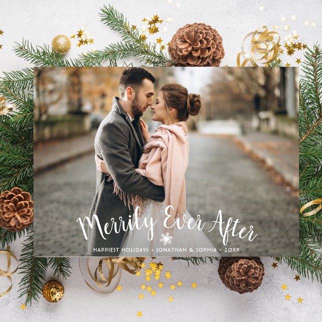 1st Christmas Holiday Newly Wed Couple Photo (Creator Uploaded)