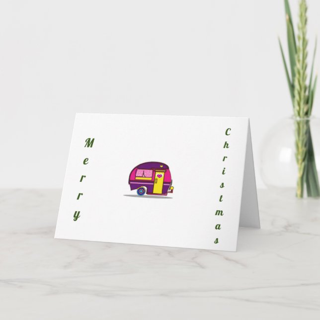 *1st CHRISTMAS* IN YOUR **NEW MOTOR HOME** Holiday Card (Front)