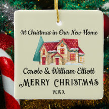 1st Christmas New Home Housewarming Newlyweds