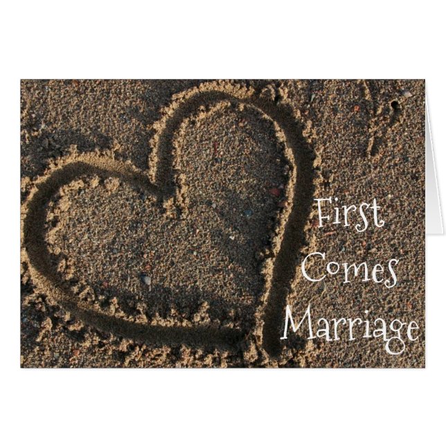1st COME MARRIAGE THEN THE FUN HONEYMOON (Front Horizontal)
