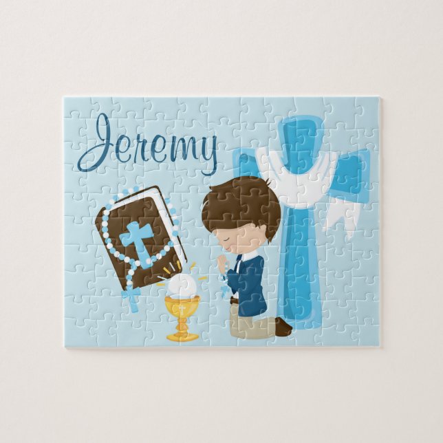 1st Communion Personalised Name Puzzle (Horizontal)