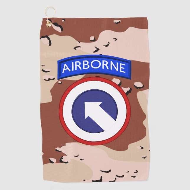 1st COSCOM Desert Storm Veteran Golf Towel (Front)
