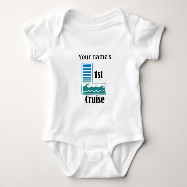 1st Cruise Baby Bodysuit (Front)