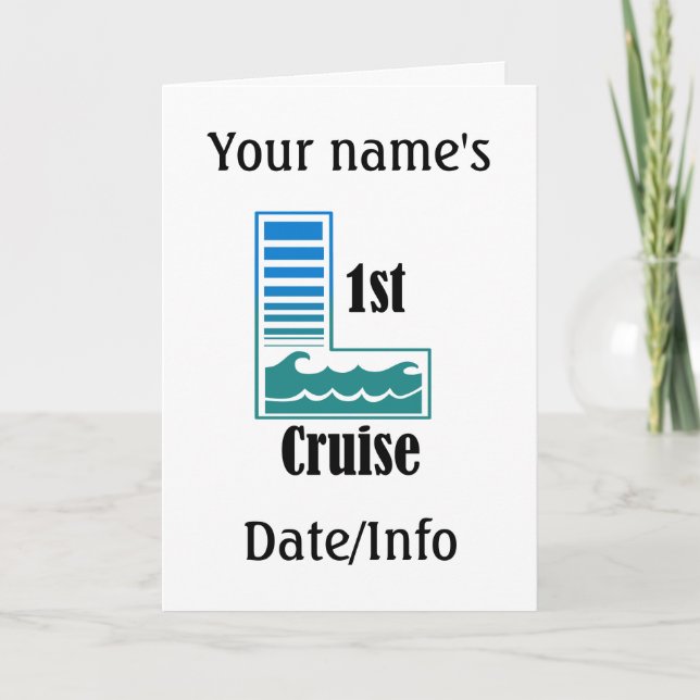 1st Cruise Card (Front)