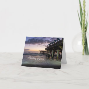 1st Dawn Cocoa Pier Thinking Of You Card
