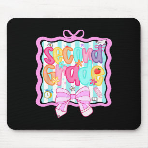 1st Day Of 2nd Grade Preppy  Mouse Pad